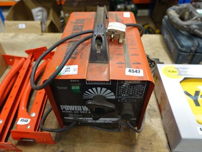 Lot 4547 - Sealey 240v power welder