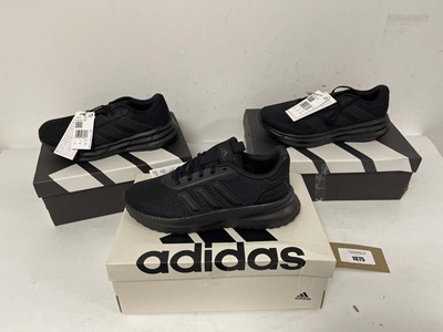 Lot 3x Boxed pairs of Adidas trainers sizes UK7 & UK8