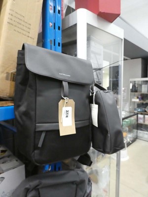 Lot 3274 - Kaptain and Son backpack and small travel bag