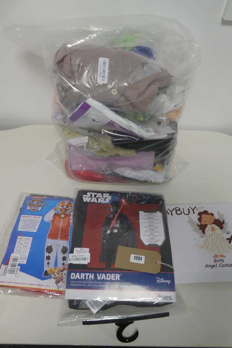 Lot 1251 - Bag of childrens dressing up outfits incl. Paw...