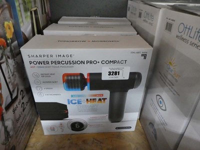 Lot 3281 - 1 Sharper Image Power Percussion Pro+ Compact...