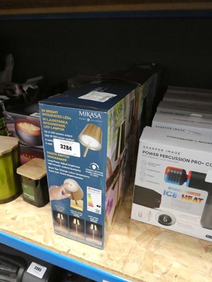 Lot 3284 - 3x Mikasa touch lamps