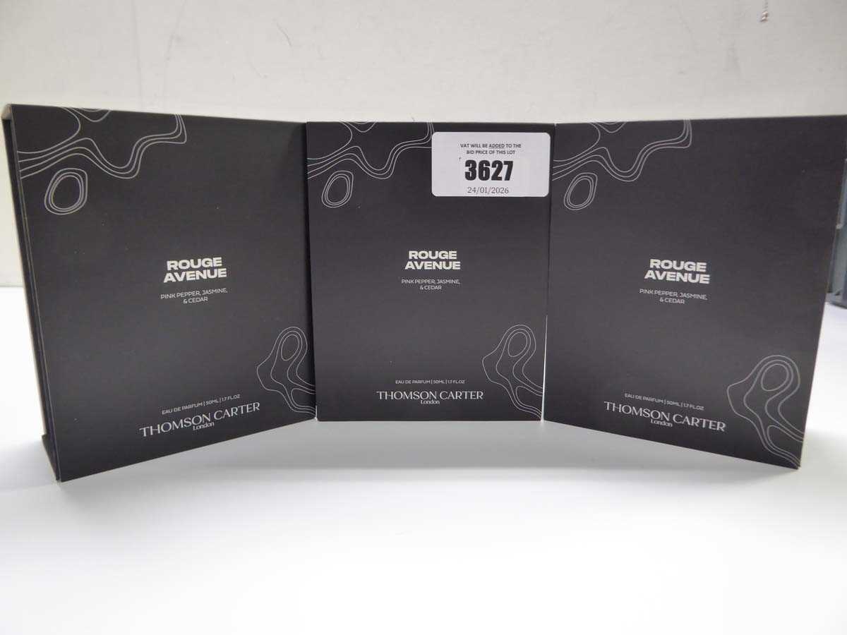 Lot 3 x Thomson Carter Rouge Avenue Pink Pepper,...