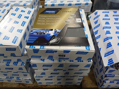 Lot 4559 - Norton Expert 6 pack sanding paper for lacquer...