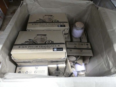 Lot 3295 - Box containing Soy Pit of Fragrance candles