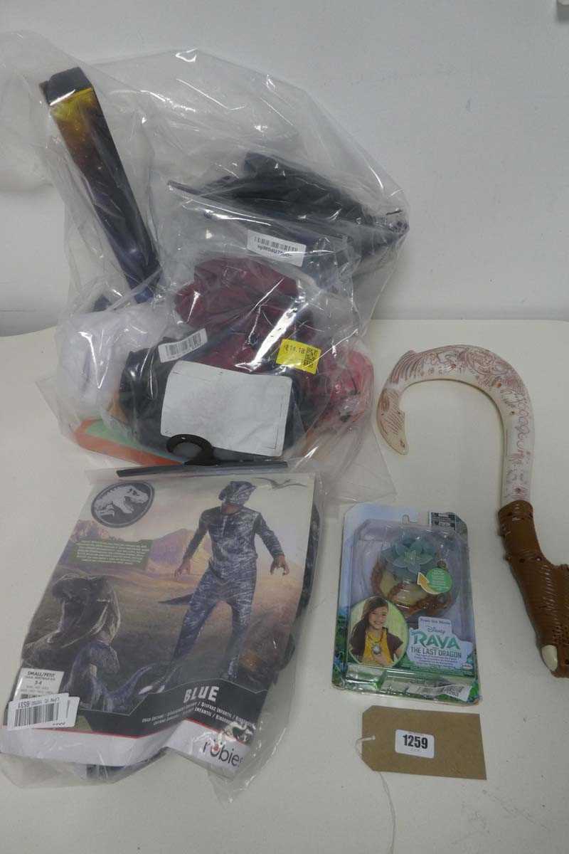 Lot 1259 - Bag of children's dressing up outfits and...