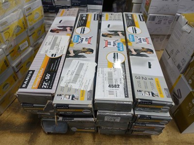 Lot 4582 - Qty of boxed Sanus fixed TV wall mounts