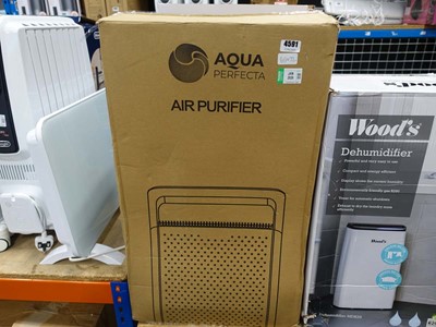 Lot 4591 - Aqua perfector air purifier boxed