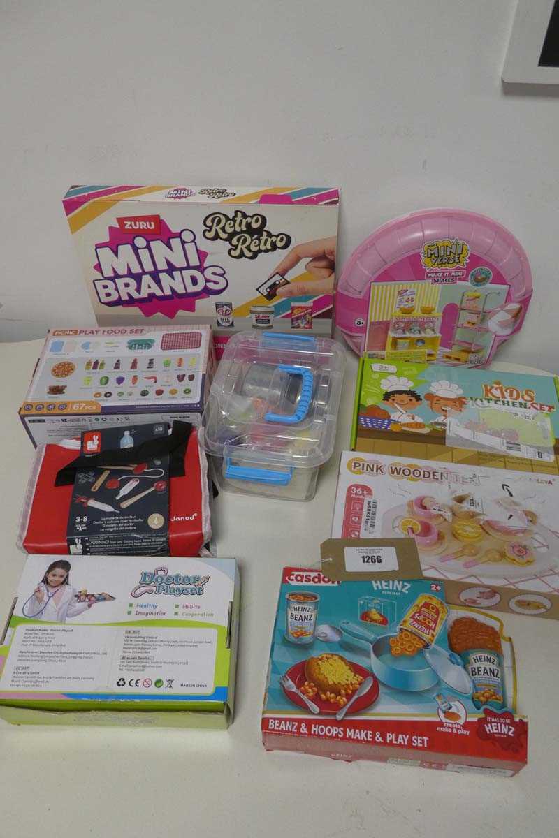 Lot 1266 - Selection of role playing toys and...