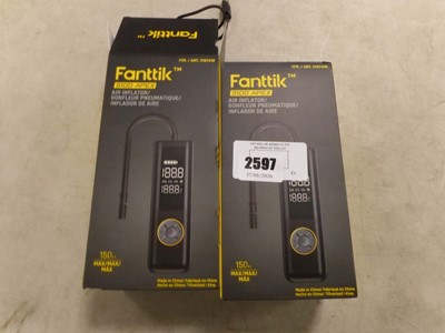 Lot 2597 - Two Fanttik air inflaters