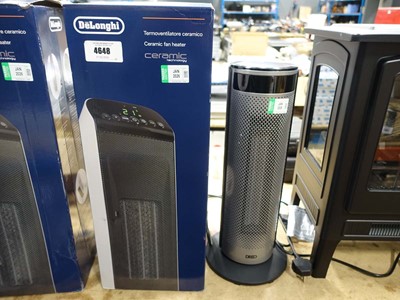 Lot 4648 - 1 boxed De'Longhi ceramic fan heater and a...