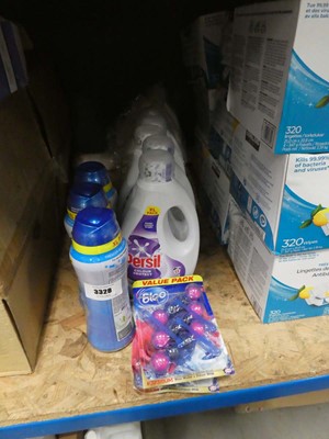 Lot 3328 - Lot of various tubs of Persil. Bloo cleaners,...