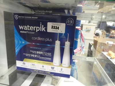 Lot 3334 - 2x Waterpik water flosser cordless plus