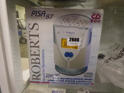 Lot 2606 - Roberts Pisa 87 CD clock radio