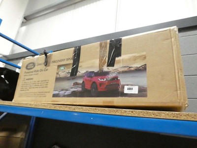 Lot 3351 - Land Rover Discovery Power ride on car