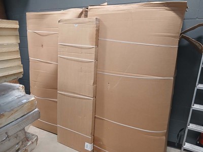 Lot 4227 - 3 boxes containing plastic garden shed parts