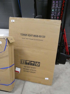 Lot 3372 - MDF framed blackboard
