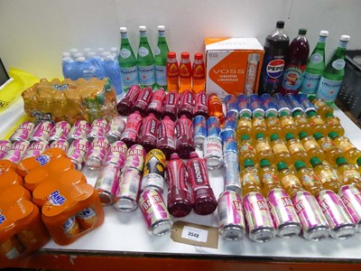 Lot 3374 - 3 bags of drinks including Fanta, Red Bull,...