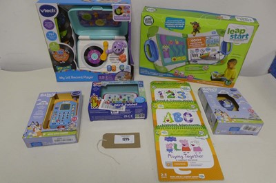 Lot 1275 - Selection of Vtech and LeapFrog items incl....