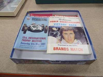 Lot 5404 - Box containing Silverstone and other Formula...