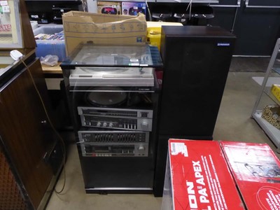 Lot 2639 - Pioneer stereo system consisting of turntable,...