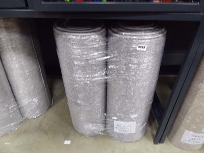 Lot 5455 - 2 grey carpet runners 167 x 27in
