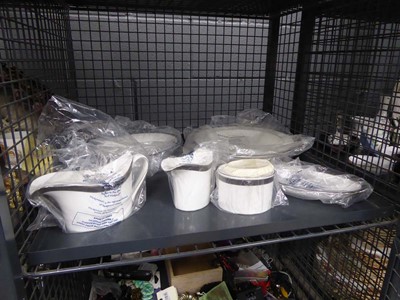 Lot 5458 - Cage containing qty of Wedgwood crockery