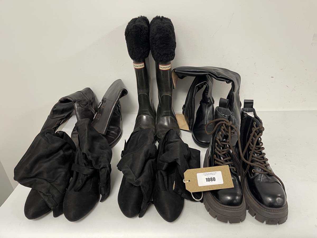 Lot 6x Pairs of boots in various sizes