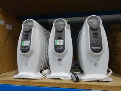 Lot 4683 - Three De' Longhi radiators