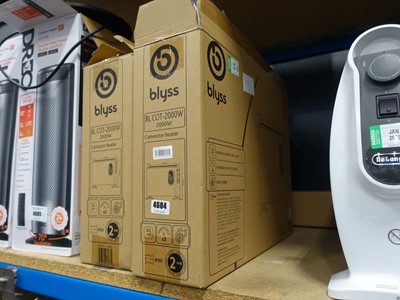 Lot 4684 - Two Blyss convector heaters
