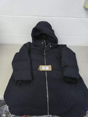 Lot A hooded coat by DKNY in navy ( size XXL).