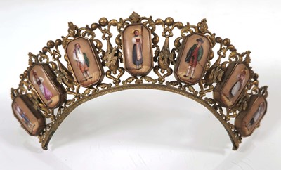Lot 105 - A 19th century 'Grand Tour' tiara or headdress,...