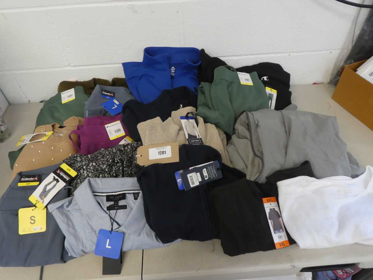 Lot Approx. 17 items of branded clothing to...
