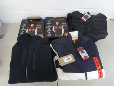 Lot Approx. 5 men's jacket and heated gilets by 32...