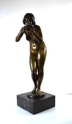 Lot 125 - Victor Seifert (1870-1953), a bronze figure...