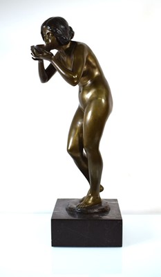 Lot 125 - Victor Seifert (1870-1953), a bronze figure...