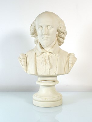 Lot 129 - A Copeland parian bust modelled as William...
