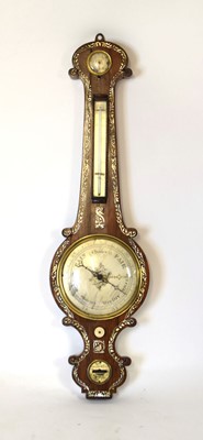 Lot 42 - A 19th century rosewood and mother-of-pearl...