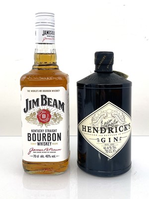 Lot 14 - 2 bottles, 1x Hendrick's Scottish Gin 41.4%...