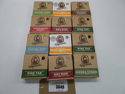 Lot 12 bars Dr Squatch soap