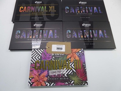 Lot 5 sets BPerfect eye palettes comprising...