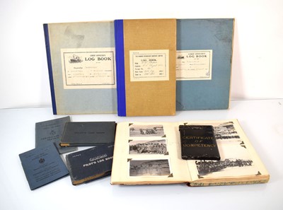 Lot 131 - A 1934 scrapbook or log relating to Second...