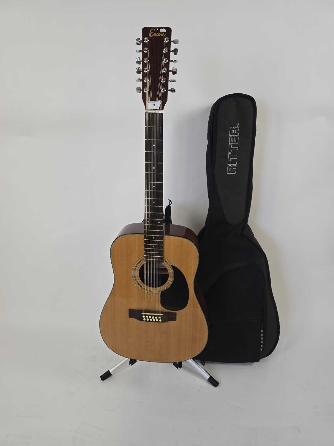 Lot An Encore twelve string acoustic guitar model...