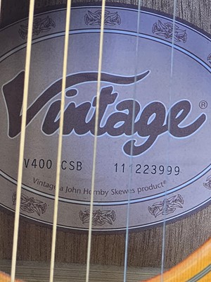 Lot A Vintage model V400 CSB acoustic guitar in...