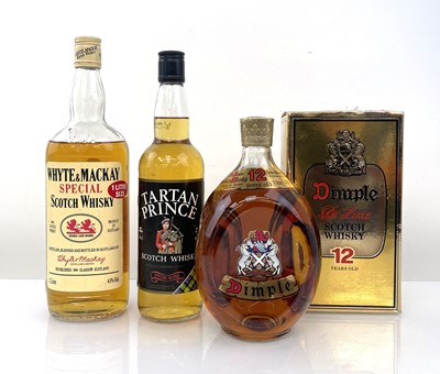 Lot 24 - 3 bottles of Whisky, 1x John Haig & Co Dimple...