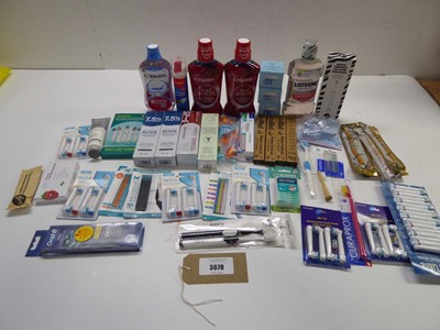 Lot Dental care including mouth wash, toothpaste,...