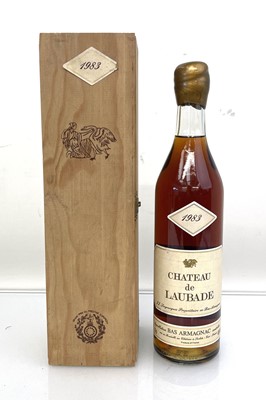 Lot 31 - A bottle of Chateau de Laubade 1983 Bas...