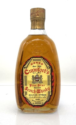 Lot 34 - An old bottle of Crawford's Five Star Blended...