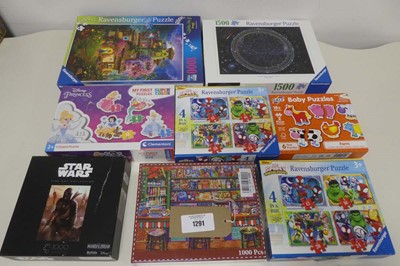 Lot 1291 - Selection of puzzles incl. 1000 piece...