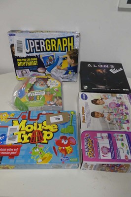 Lot 1295 - Selection of arts and crafts and board games...